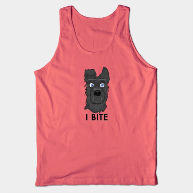 I Bite (Chief in Isle of Dogs) Tank Top by Kinowheel